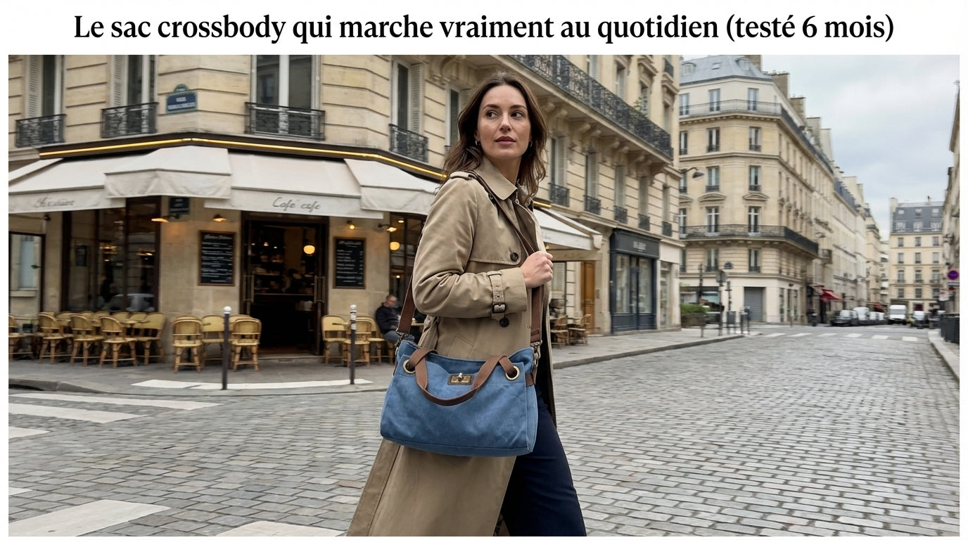 Le sac crossbody qui marche vraiment au quotidien (testé 6 mois)