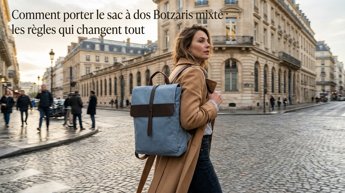 Comment porter le sac à dos Botzaris mixte : les règles qui changent tout