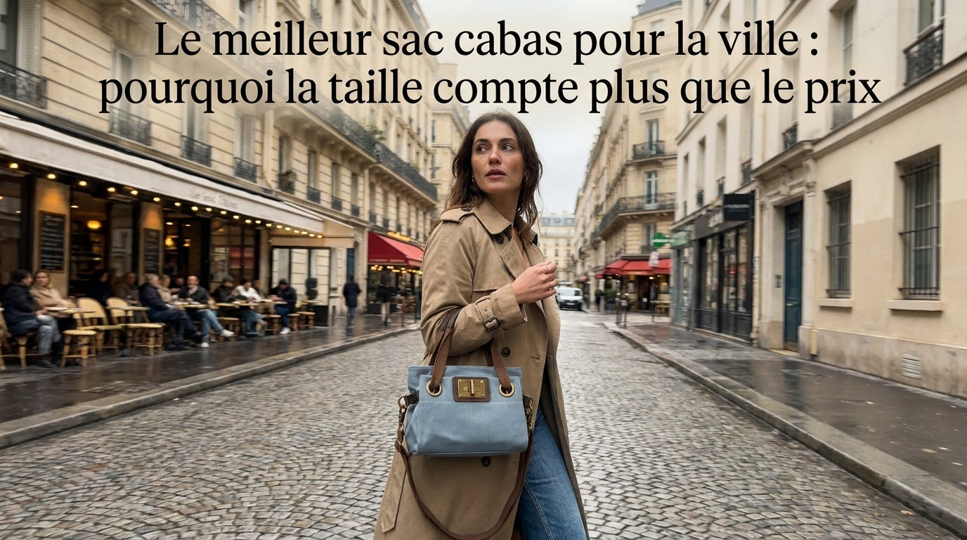 Le meilleur sac cabas pour la ville : pourquoi la taille compte plus que le prix