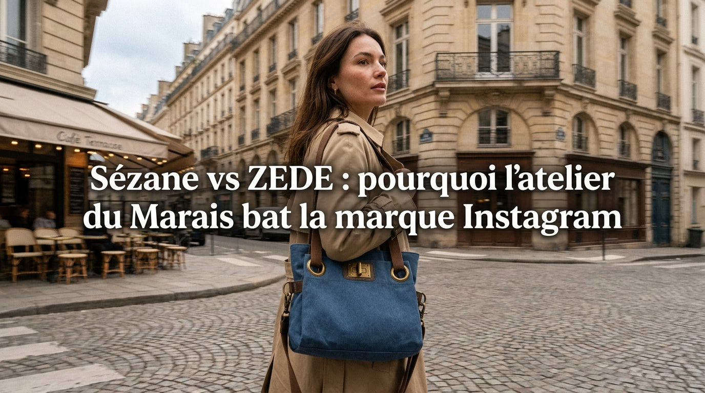 Sézane vs ZEDE : pourquoi l'atelier du Marais bat la marque Instagram
