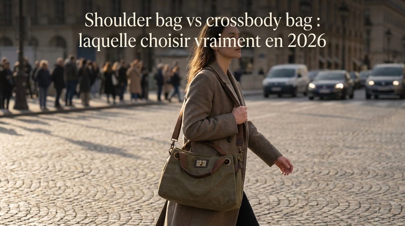 Shoulder bag vs crossbody bag : laquelle choisir vraiment en 2026