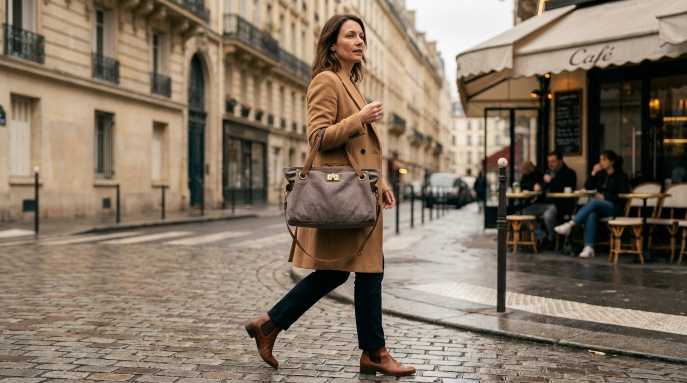 Structured handbag vs slouchy bag : pourquoi la rigidité gagne presque toujours