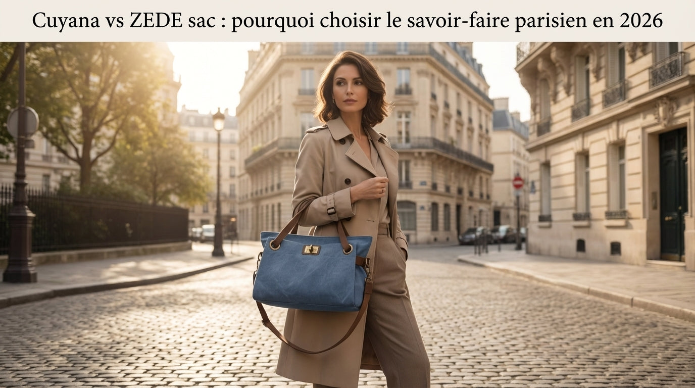 Cuyana vs ZEDE sac : pourquoi choisir le savoir-faire parisien en 2026