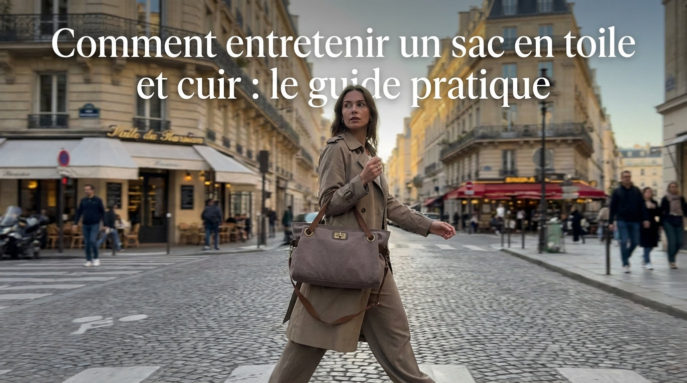 Comment entretenir un sac en toile et cuir : le guide pratique