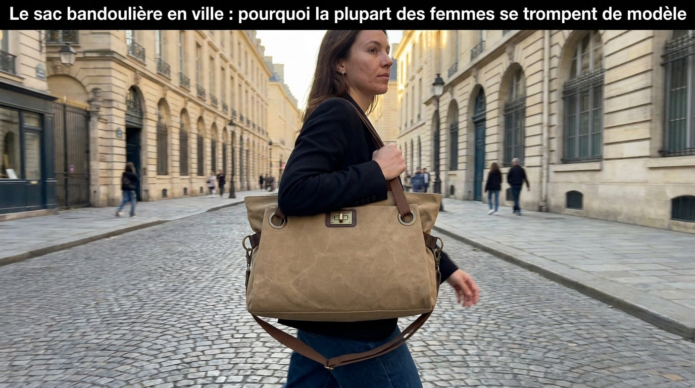 Le sac bandoulière en ville : pourquoi la plupart des femmes se trompent de modèle